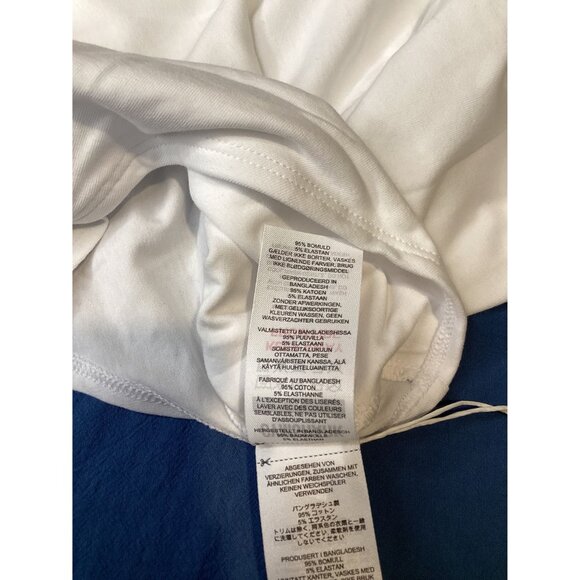 Gymshark Womens Cotton Tong  Bodysuit S Muscle Fit White NWT Square Neck - Picture 6 of 8